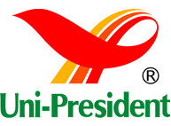 Uni-President Logo - Fresh Milk, AB Drinking Yogurt, LP33, Sunshine Soy Milk, Soy Milk, MineShine, Cha Li Won, Pure Tea, Yinbingshi Tea, Beaux Arts, Snack Mate, Pro Sweat, Tong-I Noodle, Imperial Big Meal, Hau Jin Dau Non-fried Instant Noodle